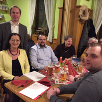 Claudia Tausend, Dr. Mike Malm (hi.), Daniel Mandic, Petra Hausberger, Johann Bachhuber (hi.), Alexander Friedrich, Serhat Sevengül (hi.), Julius Hickmann (v.l.n.r.)